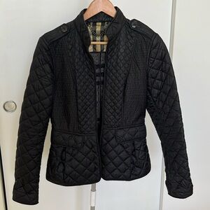 Burberry Black Quilted Puffer Jacket
